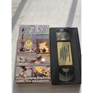 The Crash Experience VHS Drag Racing Crashes Main Event Video